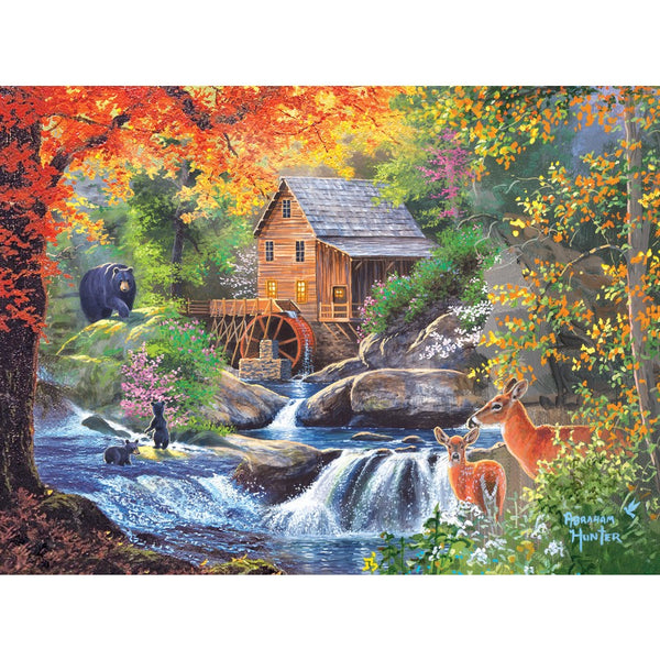 Cra-Z-Art - Master Artist Collection - Abraham Hunter - Spring Mill Jigsaw Puzzle (1000 Pieces)