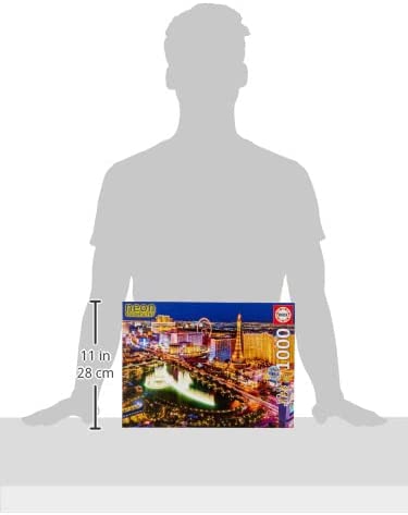 Educa - Neon Las Vegas Jigsaw Puzzle (1000 Pieces)