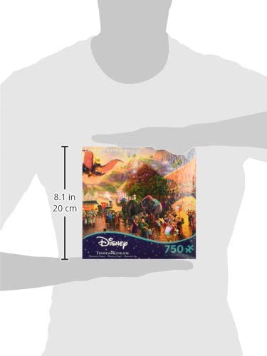 Ceaco Thomas Kinkade - The Disney Collection - Disney's Dumbo Puzzle, 750 Pieces