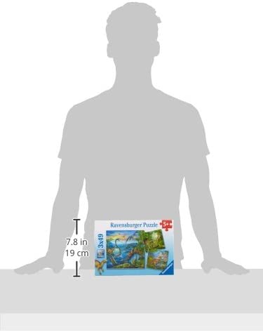 Ravensburger - Dinosaur Fascination Puzzle 3x49 pc , Children's Puzzles 9317