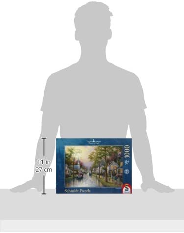 Schmidt - Thomas Kinkade - Hometown Morning Puzzle (1000-Piece) 58441