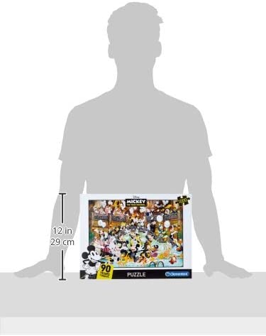 Clementoni - Disney Mickey Mouse 90 Years of Magic Jigsaw Puzzle (1000 Pieces)