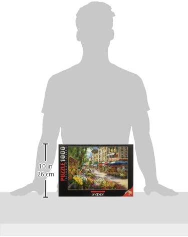 Anatolian - Paris Flower Market Jigsaw Puzzle (1000 Pieces)