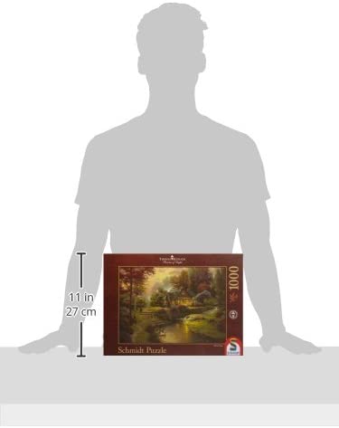 Schmidt - Thomas Kinkade - Stillwater Cottage Jigsaw Puzzle (1000 Pieces)