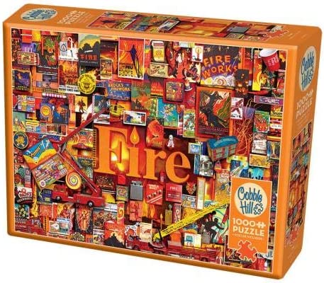 Cobble Hill - Fire by Shelley Davies Jigsaw Puzzle (1000 Pieces)