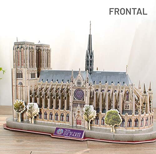 Cubic Fun - National Geographic 3D Puzzle - Notre Dame De Paris (France) Jigsaw Puzzle (128 Pieces)