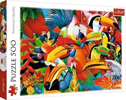 Trefl - Colourful Birds Jigsaw Puzzle (500 Pieces)