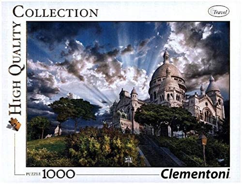 Clementoni - High Quality Collection - Montmartre, Paris, France Jigsaw Puzzle (1000 Pieces) 39383