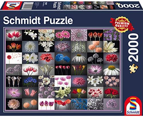 Schmidt - Floral Greetings Jigsaw Puzzle (2000 Pieces)
