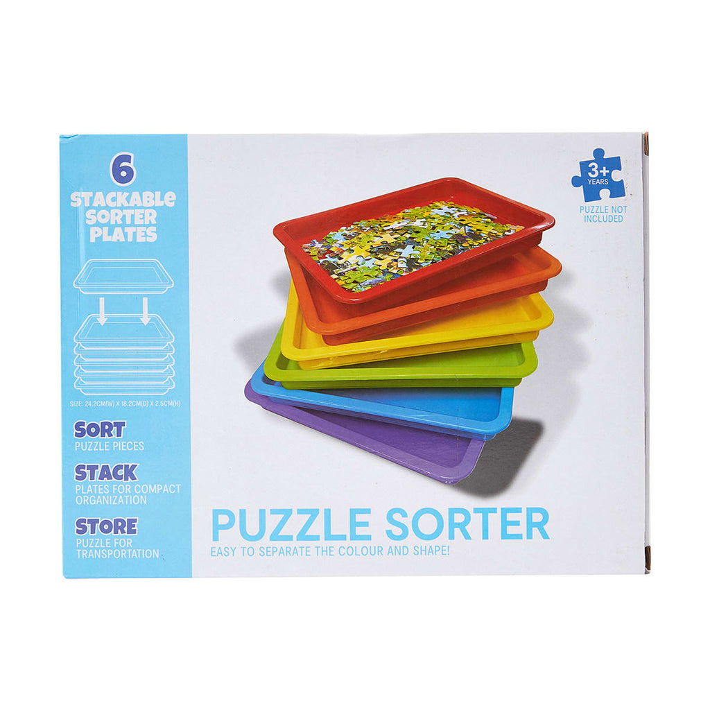 PUZZLE SORTER TRAYS 6 Stackable Trays Ravensburger ~~ used ~~ exc condition  £3.50 - PicClick UK