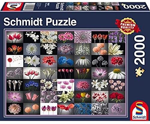Schmidt - Floral Greetings Jigsaw Puzzle (2000 Pieces)