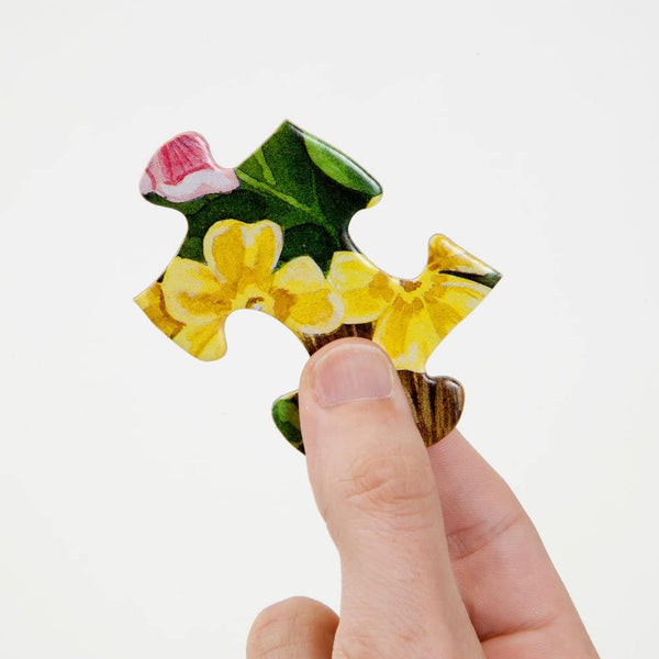 Bits and Pieces - 100 Piece Jigsaw Puzzle - A Touch of Spring by Artist Jane Maday - Cute Bunnies