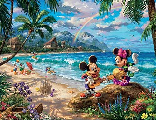 Ceaco Thomas Kinkade The Disney Collection 4 in 1 Multipack Puzzles (500 Piece Each)