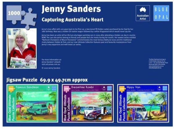 Blue Opal - Famous Sandman by Jenny Sanders Jigsaw Puzzle (1000 Pieces)