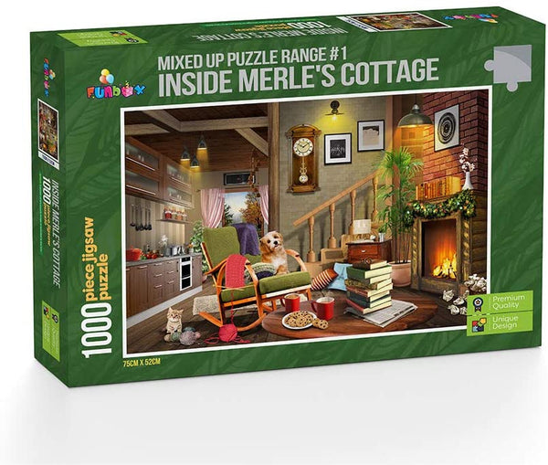Funbox - Inside Merles Cottage Jigsaw Puzzle (1000 Pieces)