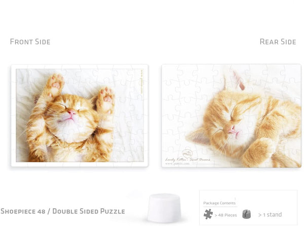 Pintoo - Kittens Napping Time Plastic Jigsaw Puzzle (48 Pieces)