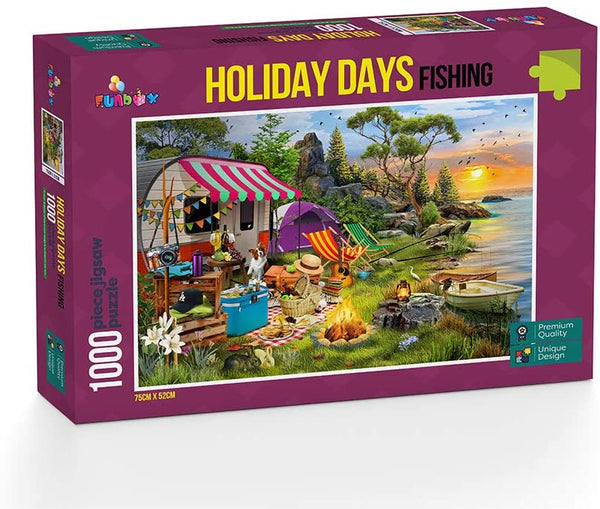 Funbox - Holiday Days Fishing Jigsaw Puzzle (1000 Pieces)