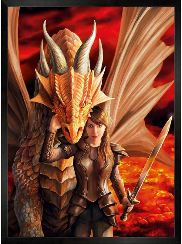 Clementoni - Anne Stokes Collection - Inner Strength Jigsaw Puzzle (1000 Pieces) 39464