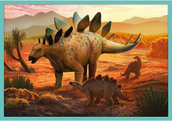 Trefl - Meet All The Dinosaurs 10-in-1 (from 20 to 48 pieces) Jigsaw Puzzle (329 Pieces)