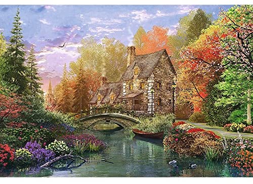 Trefl - Cottage By The Lake Jigsaw Puzzle (1500 Pieces)