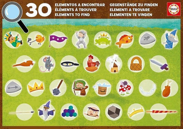 Educa - Detective Puzzle: Castle Jigsaw Puzzle (50 Pieces)