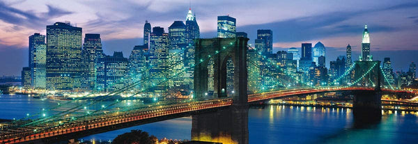 Clementoni - Panorama - New York Brooklyn Bridge Jigsaw Puzzle (1000 Pieces) 39434