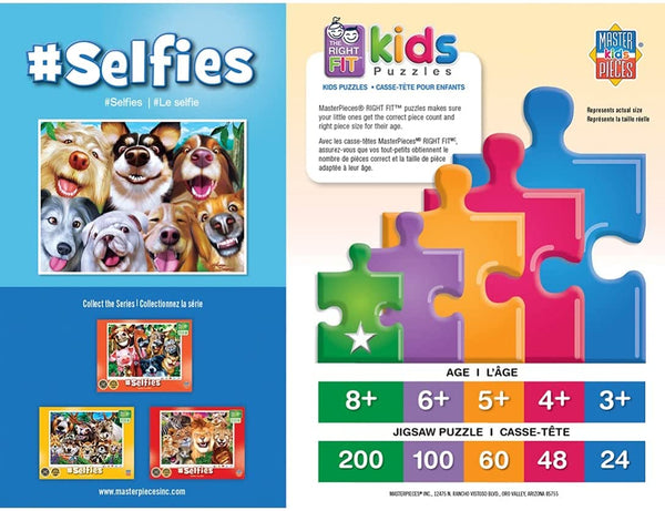Masterpieces - Selfies - Goofy Grins Jigsaw Puzzle (200 Pieces)