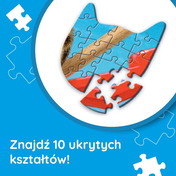 Trefl - Hidden Shapes Feline Jigsaw Puzzle (1000 Pieces)