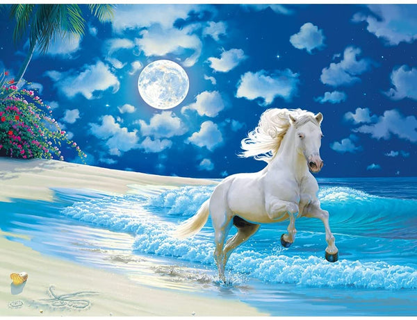 Masterpieces - Glow in the Dark Moonlit Dance Ez Grip Jigsaw Puzzle (300 Pieces)