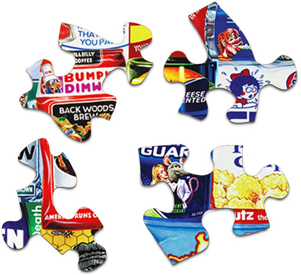 Springbok Puzzles - Looney Labels - 500 Piece Jigsaw Puzzle - 23.5