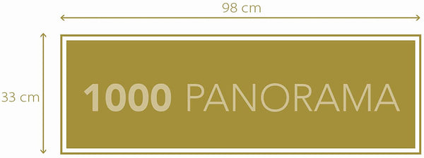 Clementoni - Panorama Collection - Disney Mickey Mouse & Minnie Mouse Jigsaw Puzzle (1000 Pieces)