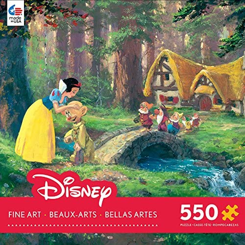 Ceaco Disney Snow White Fine Art A Sweet Goodbye Puzzle (550 Piece)
