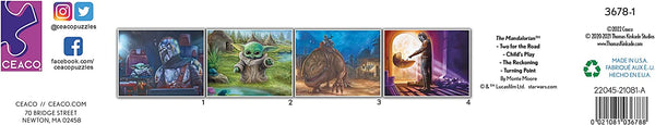 Ceaco - Kinkade Mandalorian 4 in 1 (4 x 500pc) Jigsaw Puzzle (2000 Pieces)