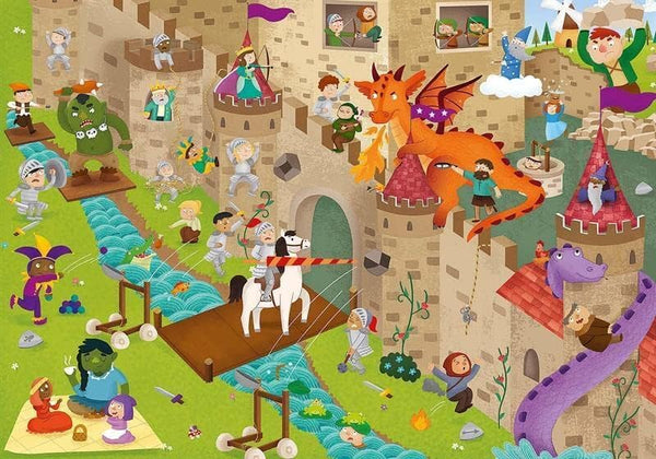 Educa - Detective Puzzle: Castle Jigsaw Puzzle (50 Pieces)