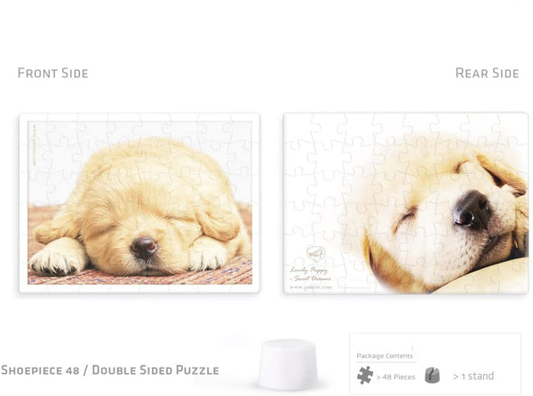 Pintoo - Puppys Napping Time Plastic Jigsaw Puzzle (48 Pieces)