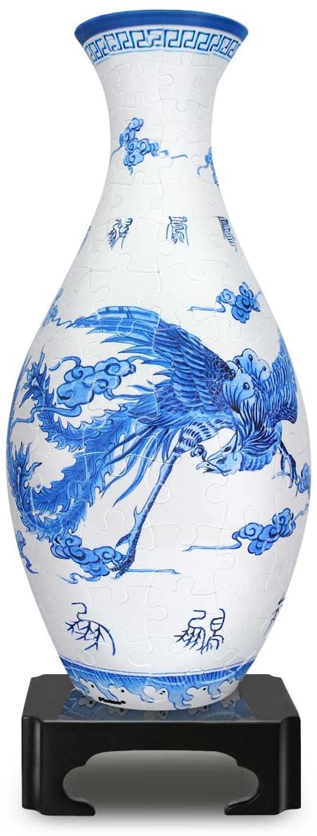 Pintoo - Vase Harmonious Phoenix Couple Jigsaw Puzzle (160 Pieces)