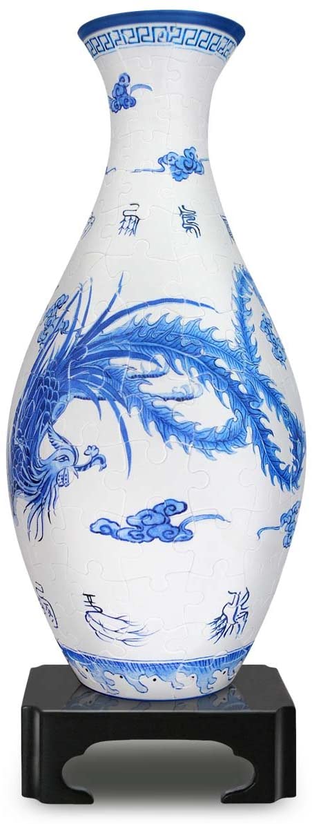 Pintoo - Vase Harmonious Phoenix Couple Jigsaw Puzzle (160 Pieces)