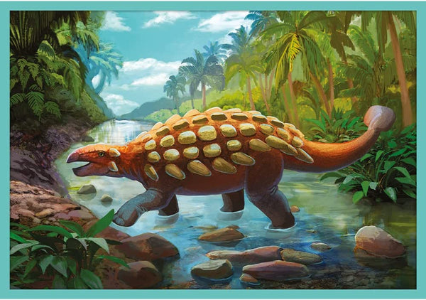 Trefl - Meet All The Dinosaurs 10-in-1 (from 20 to 48 pieces) Jigsaw Puzzle (329 Pieces)