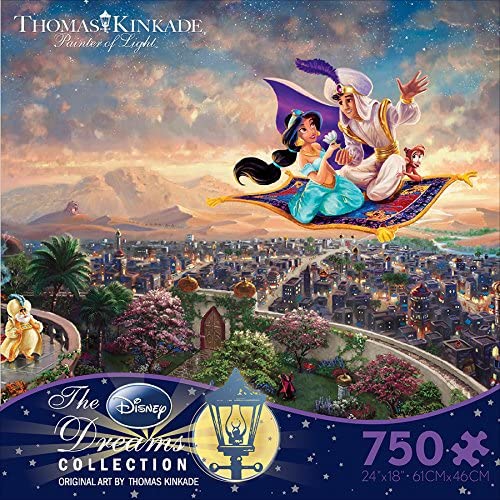 Ceaco Thomas Kinkade - Disney Dreams Collection - Aladdin 750 Piece Puzzle