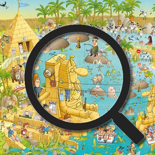 Heye - Funky Zoo, Nile Habitat Jigsaw Puzzle (1000 Pieces)