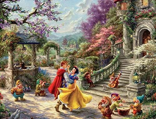 Ceaco Thomas Kinkade The Disney Collection 4 in 1 Multipack Puzzles (500 Piece Each)