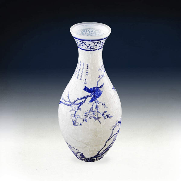 Pintoo - Vase Magpies On Plum Tree Jigsaw Puzzle (160 Pieces)