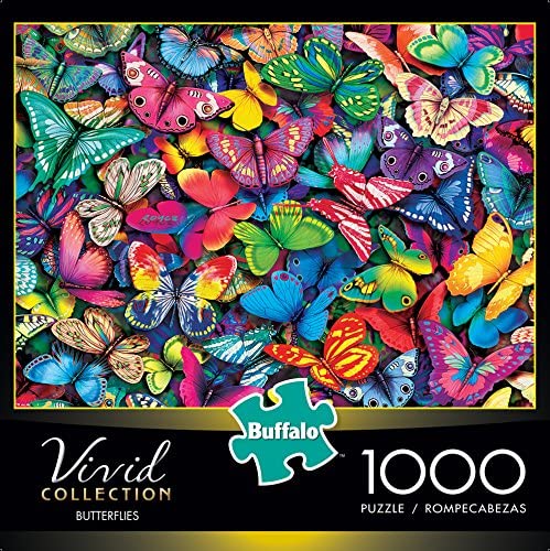 Buffalo Games Vivid Collection - Butterflies - 1000 Piece Jigsaw Puzzle