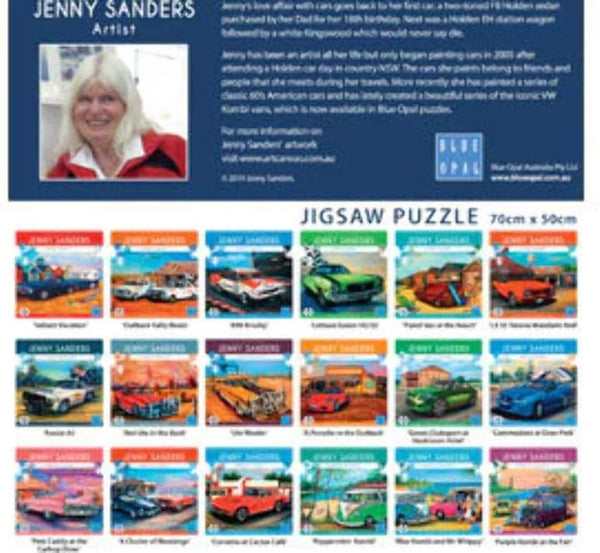 Blue Opal - A9X Brocky by Jenny Sanders Jigsaw Puzzle (1000 Pieces)