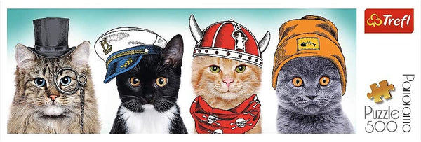 Trefl - Panorama, Fluffy Team Jigsaw Puzzle (500 Pieces)