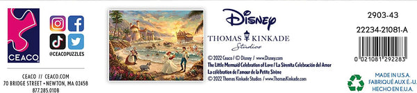 Ceaco - Thomas Kinkade - Celebration of Love - The Little Mermaid - 750 Piece Jigsaw Puzzle