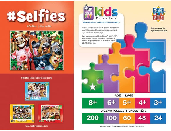 Masterpieces - Selfies - Barnyard Besties Jigsaw Puzzle (200 Pieces)