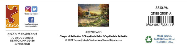 Ceaco - Chapel of Reflection by Thomas Kinkade Jigsaw Puzzle (1000 Pieces)