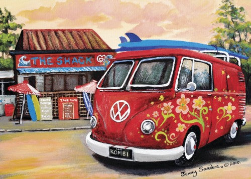 Blue Opal - The Shack 1000 pieces Jigsaw Puzzle by Jenny Sanders