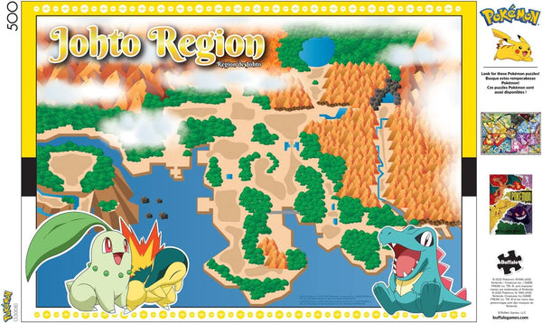 Buffalo Games - Pokemon - Johto Region - 500 Piece Jigsaw Puzzle